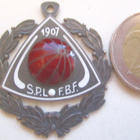 VANHA Mitali SPL Suomen Mestaruus Jääpallo 1927 Hopeaa - pikkukuva 1