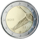 SUOMI 2011 2 € Suomen Pankki 200 vuotta (pillerissä) - pikkukuva 1