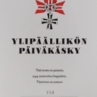 Mikko Karjalainen : Ylipäällikön päiväkäskyt (numeroitu) - pikkukuva 3
