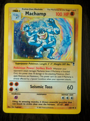 Pokemon kortti Machamp Legendary collection holo