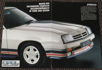 1984 Opel Manta 200 esite - KUIN UUSI - 198 km/h