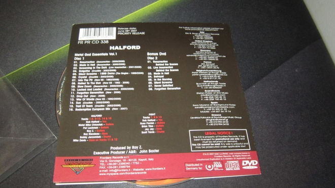 Halford – Metal God Essentials Vol. 1 promo