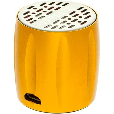 STREETZ Minikaiutin, Ladattava, 3.5mm, 34x34x37mm keltainen