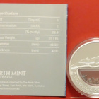 Australia,1 oz 999 hopeaa, Diamonds. HARVINAINEN. - pikkukuva 2