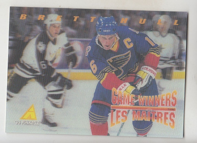 Brett Hull 95-96 pinnacle 3D