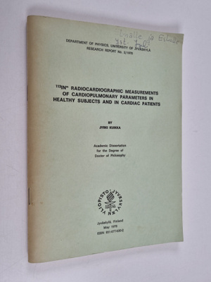Jyrki Kuikka : Sup 113 In Sup M Radiocardiographic Measur...