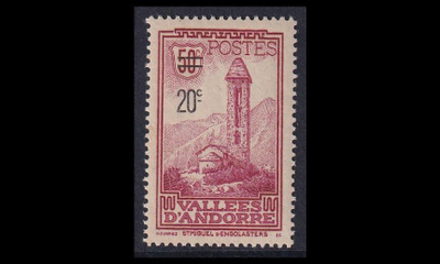Andorra Fr 48 ** Maisemia päällepainama (1935)