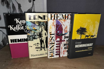 Ernest Hemingway x4 - Totta & Kenelle & Pariisi & Joen