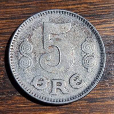 TANSKA 5 ÖRE 1918