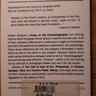 Notes on the Cinematographer - Bresson - pikkukuva 2