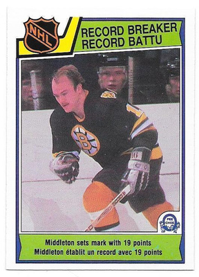 1983-84 OPC #214 Rick Middleton Boston Bruins
