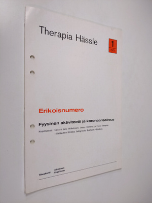 Lars Wilhelmsen ym. : Therapia Hässle 1/1971 : Erikoisnum...
