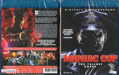 maniac cop trilogy (45 498) UUSI -SV- BLU-RAY (2) 3 movie