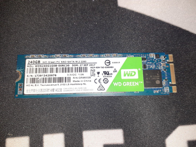 Kovalevy - SSD m.2 240Gb WD