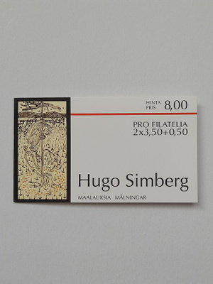Pro Filatelia 1999-Hugo Simberg vihko,postituore