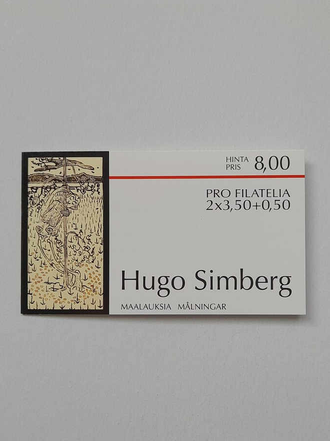 Pro Filatelia 1999-Hugo Simberg vihko,postituore