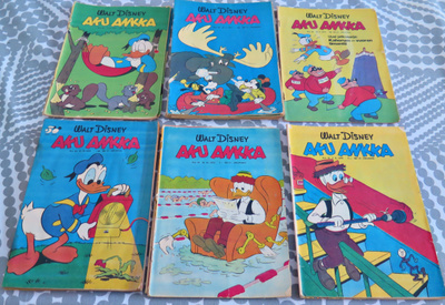 Aku Ankka -lehtiä vuosilta 1970-1975 - 20 kpl