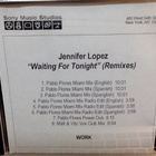 JENNIFER LOPEZ : WAITING FOR TONIGHT- REMIXES : CDr US 1999 - pikkukuva 1