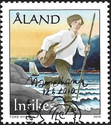 Åland 2010  Postitie Inrikes  EP alareuna LOISTO LaPe 325