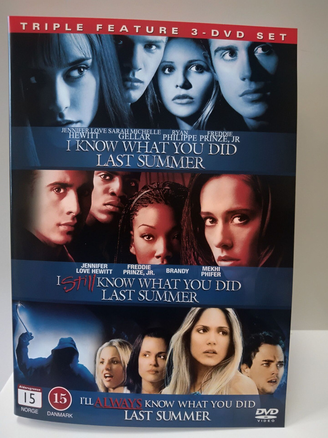 3 x dvd I Know What You Did Last Summer triple feature