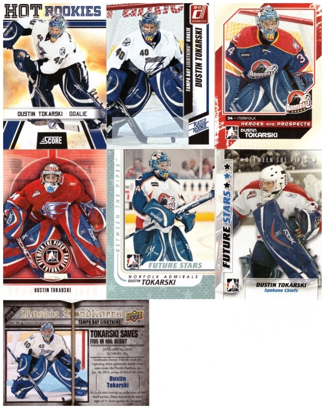 7 x Mv DUSTIN TOKARSKI Lightning, Admirals, Chiefs