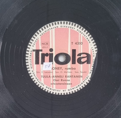Savikiekko 1957 - Tuula-Anneli Rantanen - Triola T 4310