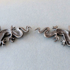 Lentävä lohikäärme korvakorut JJ 1986 - Jonette Jewelry - pikkukuva 2