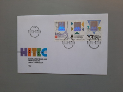 FDC Suomi 1992 Teknologoa