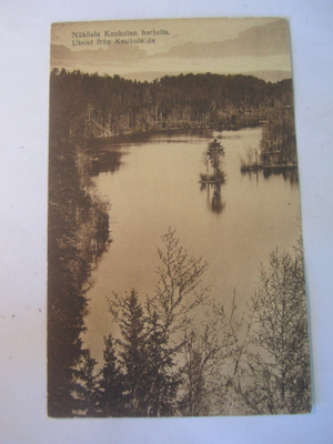 VANHA Postikortti Tammella 1920-l