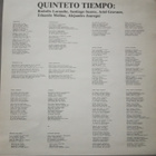 QUINTETO TIEMPO Canto Del Pueblo Argentino Ponsi LP 5 v. 79 - pikkukuva 3