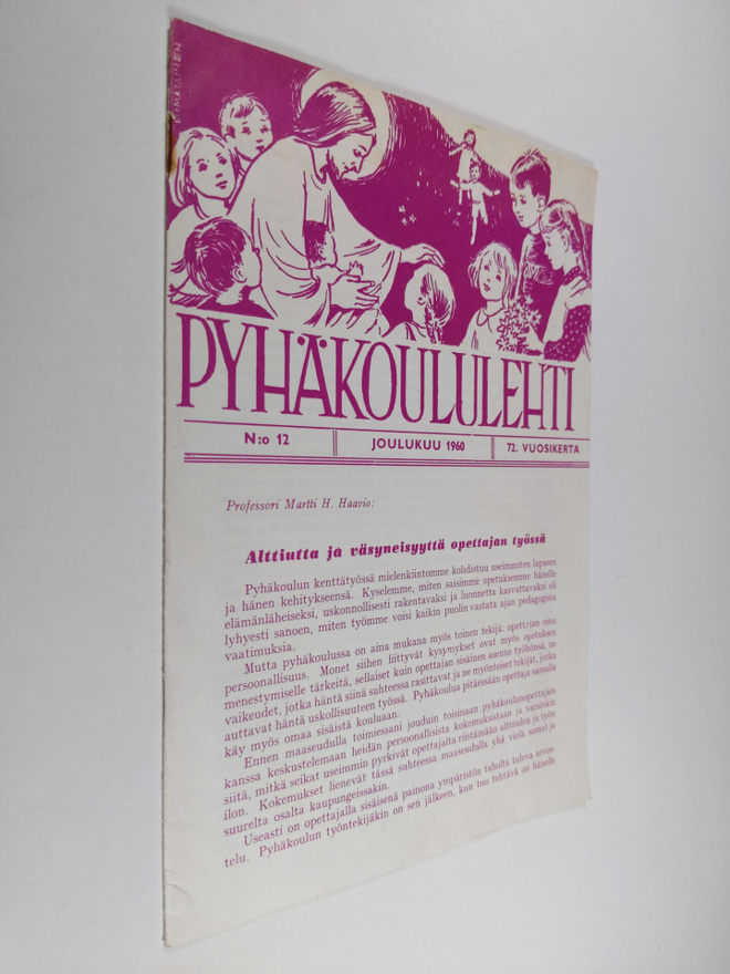T. J. Vauramo : Pyhäkoululehti 12/1960