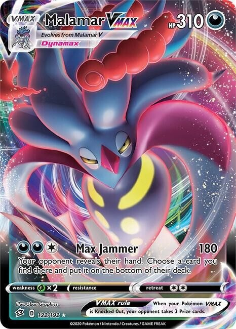 Malamar VMAX 122/192 - Rebel Clash - NM/M