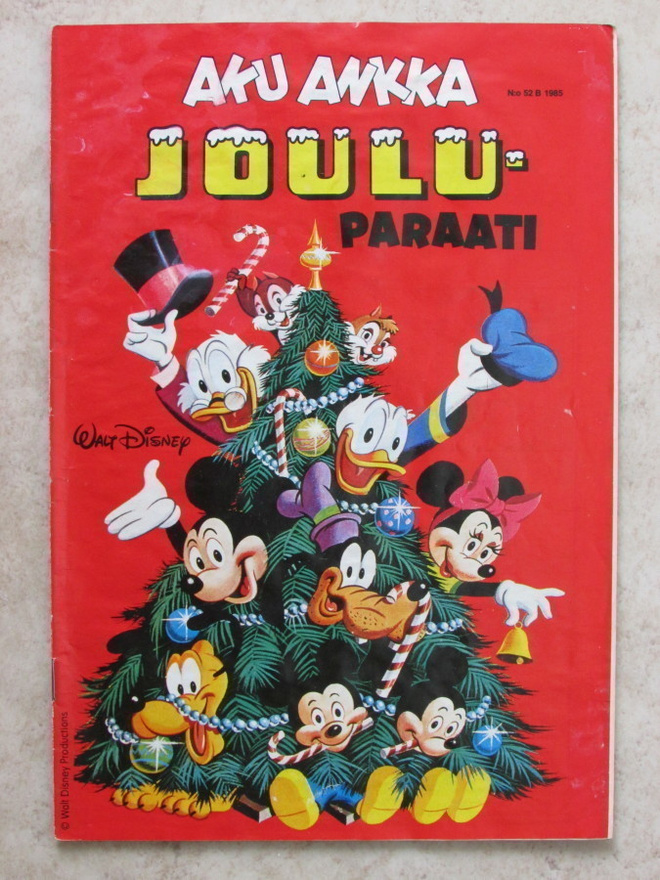 Aku Ankan jouluparaati 52 B 1985