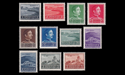 Albania 217-27 ** Käyttösarja (1930)