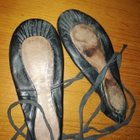Baletti ballerina nahkatossut mitta 20, 5 cm nahkaa mustat - pikkukuva 2