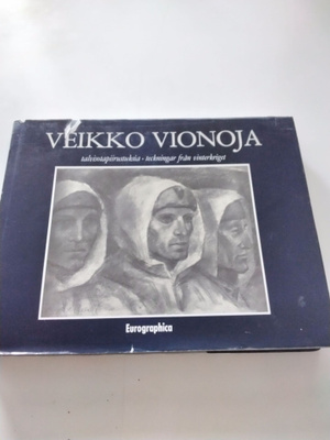 Kirja V.Vionoja Talvisodan kuvia piirrettynä.