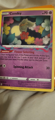 Comfey #79 Pokemon Lost Origin RARE non holo card