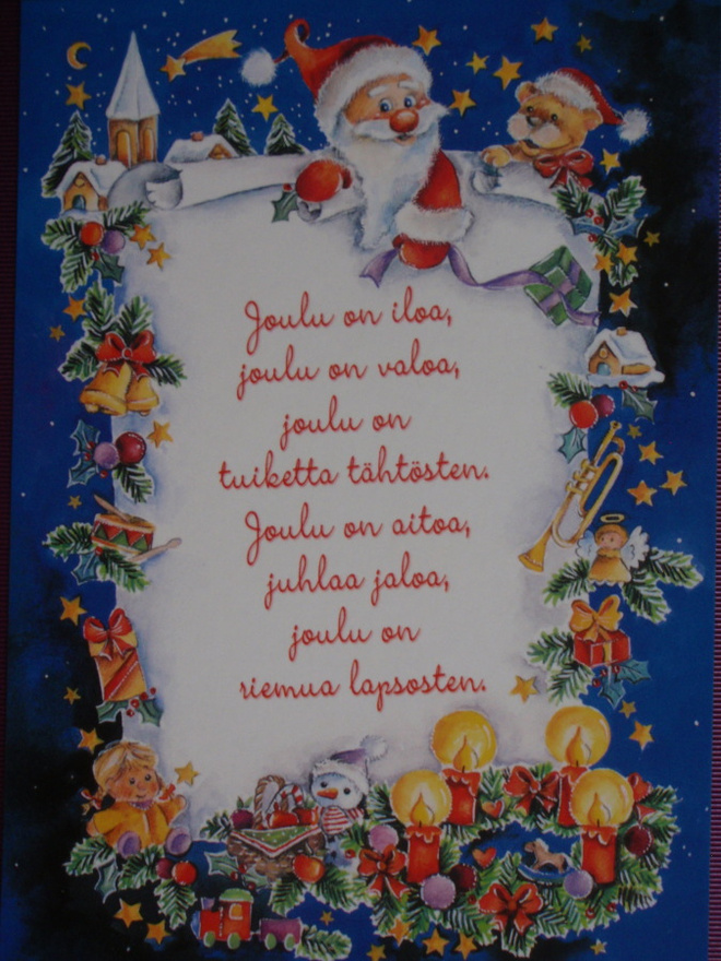 Jouluruno ja lelut
