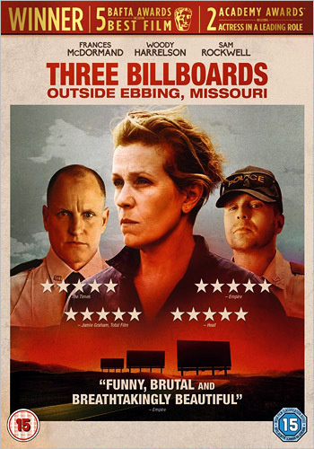 Three billboards outside Ebbing Missouri 2018 2xOscar, SUOMI