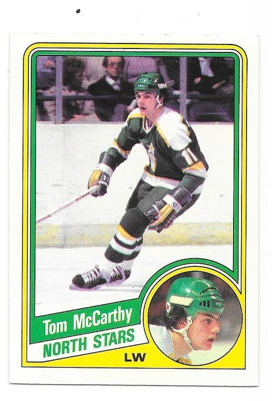 1984-85 OPC #103 Tom McCarthy Minnesota North Stars