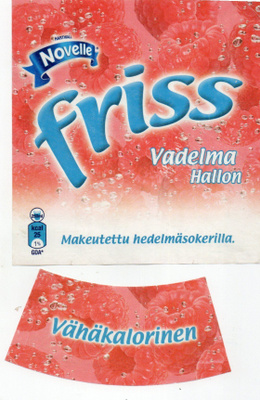 Hartwall Lahti Novelle Friss Vadelma Hallon 2008 Etiketti