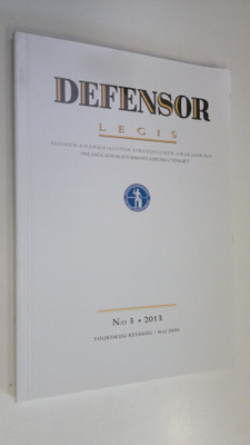 Defensor legis n:o 3/2013