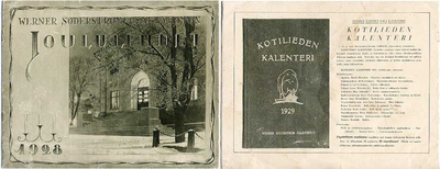 Werner Söderström Osakeyhtiön Joululehdet 1928