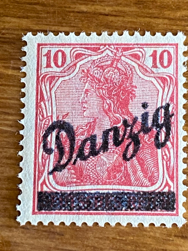 SAKSA DANZIG 1920 MERKKI**