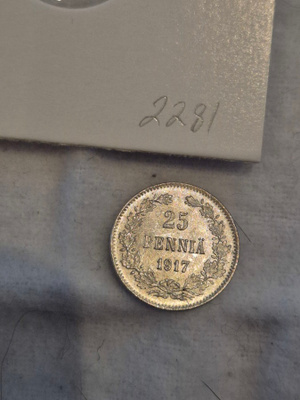 25 penniä 1917, Suomi