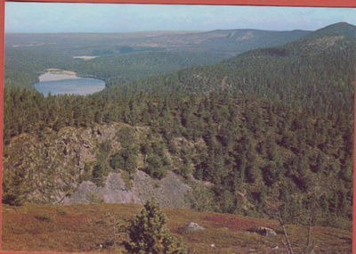 Kuusamo näkymä Rukatunturilta