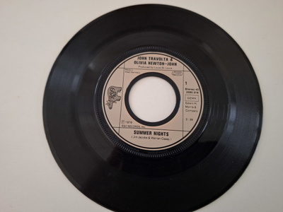 JOHN TRAVOLTA & OLIVIA NEWTON-JOHN 7 " Single