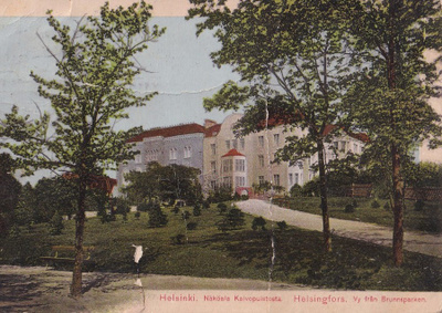 Helsinki, Näköala Kaivopuistosta   b568