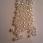 4mm valkoinen pyöreä helmi noin 170-180 kpl - pikkukuva 1