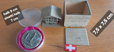 St. Gallenin sinetti ja sveitsiläinen miniatyyri-chalet